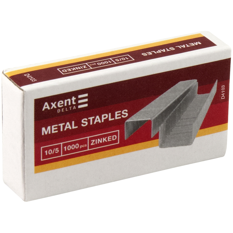Скобы для степлера №10 Standard, 1000шт./уп. Axent - фото 2