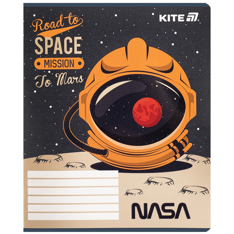 Тетрадь 12 лист., кл., гибр. лак + УФ лак, NASA (NS25-232) Kite - фото 12