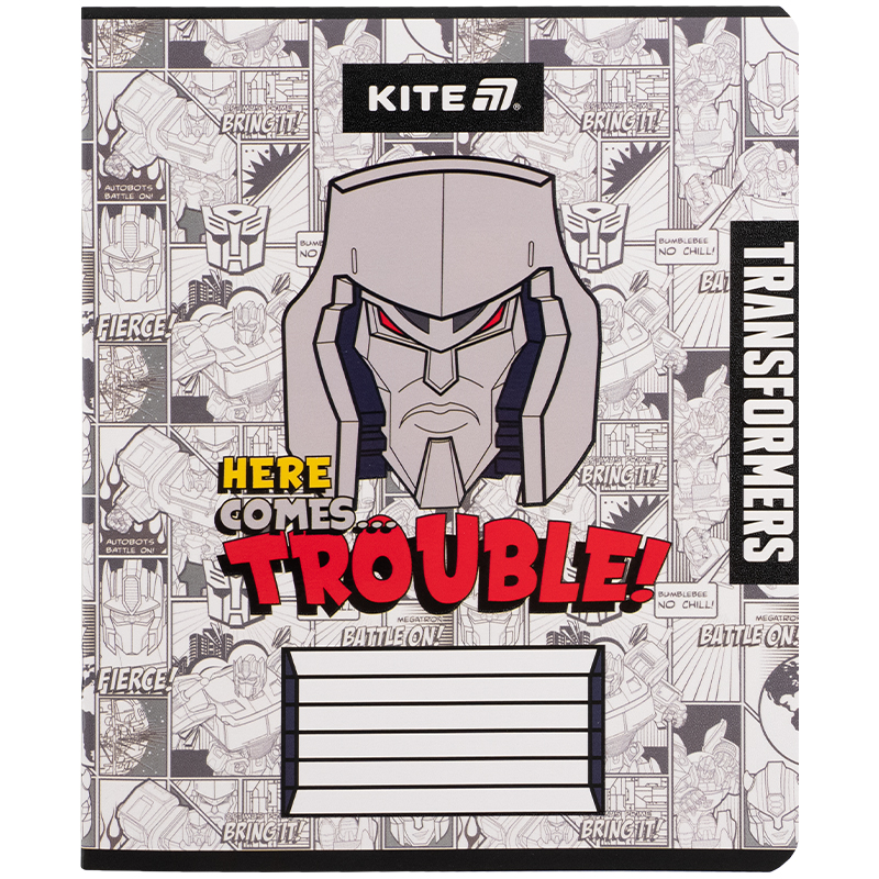 Зошит 12 арк., кл., гібр. лак + УФ лак, Transformers (TF25-232) Kite — фото 8