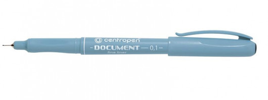 Линер Document 0.25мм.2631, корпус гол., стержень, черн. Centropen - фото 9