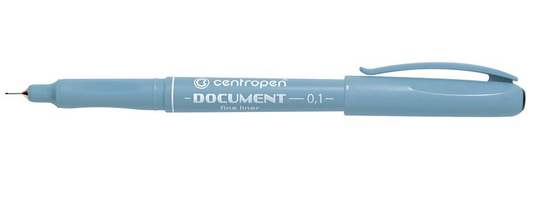 Линер Document 0.25мм.2631, корпус гол., стержень, черн. Centropen - фото 9