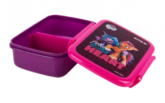 Ланчбокс для еды на 2 отделения, 420мл. «My Little Pony», розов. Kite - фото 3