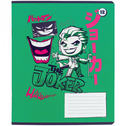 Тетрадь 12 лист., кл., софт тач + УФ лак, DC Comics (DC25-232) Kite - фото 12