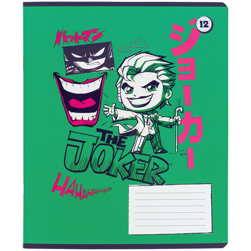 Тетрадь 12 лист., кл., софт тач + УФ лак, DC Comics (DC25-232) Kite - фото 12