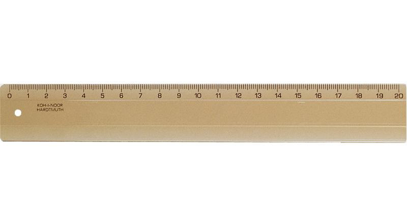 Лінійка пластикова 20см, димч. Koh-i-noor — фото 3