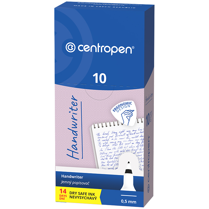 Линер 4651 M ergoline, 0.5 мм., син. Centropen - фото 2