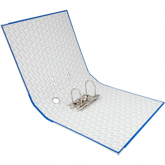 Регистратор 7,5см. А4 (PP) односторонний, голуб. Axent Delta - фото 2