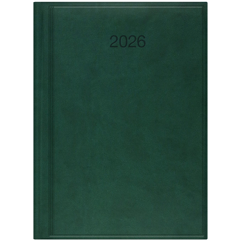 Ежедневник 2026 Стандарт Torino, слепое тиснение, зеленый Brunnen - фото 4