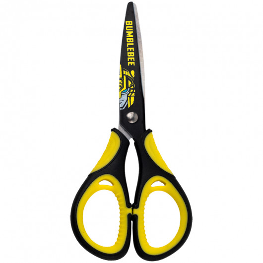 Ножиці  дитячі з гум. вставками, малюнок на лезах, 13см Transformers Kite — фото 2