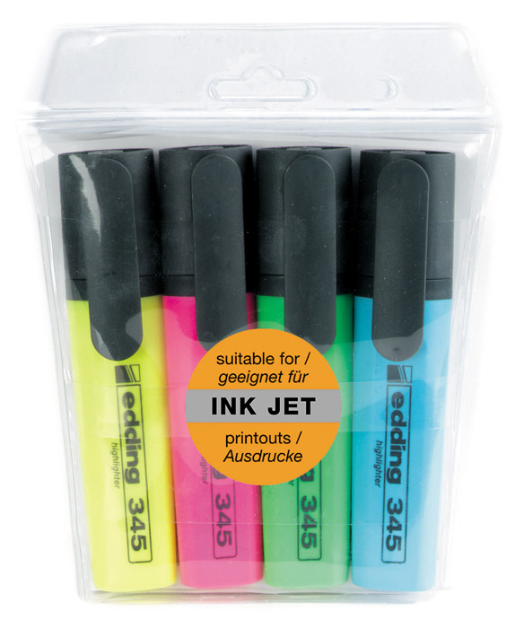 Маркер текстовий 345, 2-5мм., зелен. Edding — фото 6