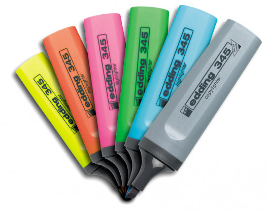 Маркер текстовий 345, 2-5мм., помаранч. Edding — фото 6