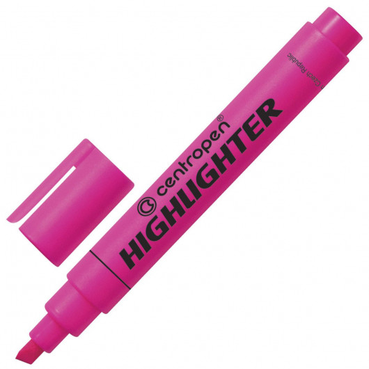 Маркер текстовый Fax 8852, 1-4,6мм., розов. Centropen - фото 6