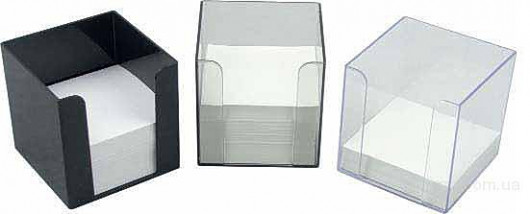 Подставка для бумажного блока 9*9*9см. D4005, черн. Axent Delta - фото 4