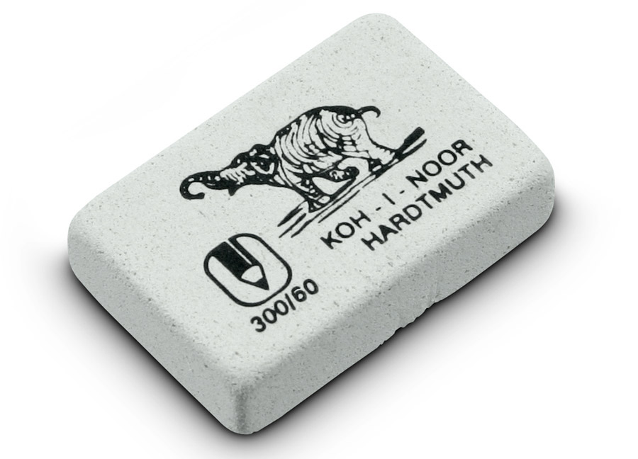 Резинка Hardmuth 300/60, средняя, бел. Koh-i-noor - фото 7