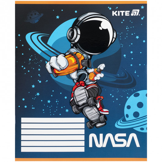 Зошит 12 арк., кос., УФ лак об'ємний, NASA (NS25-235) Kite — фото 11
