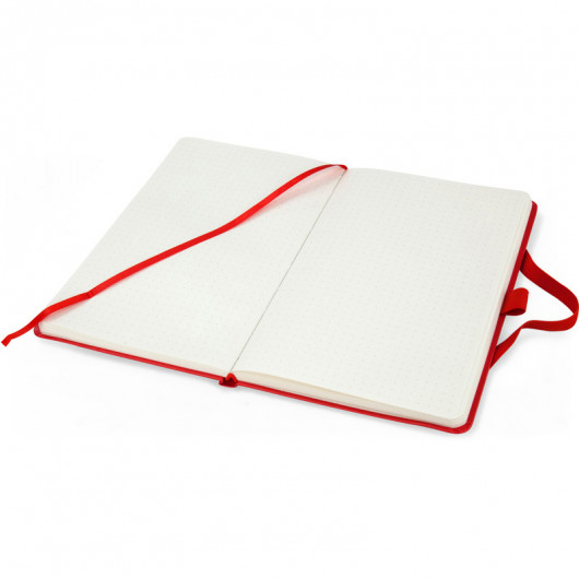 Книга записная Partner А5 (125*195мм.), 96л., линовка - точка, красн. Axent - фото 8