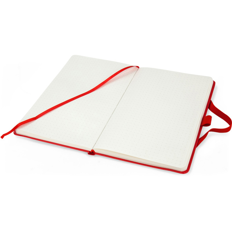 Книга записная Partner А5 (125*195мм.), 96л., линовка - точка, красн. Axent - фото 8