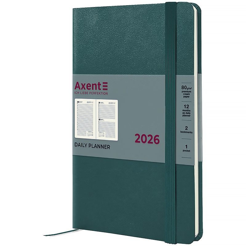 Ежедневник 2026 Partner Strong, 145*210, лазурный Axent - фото 4