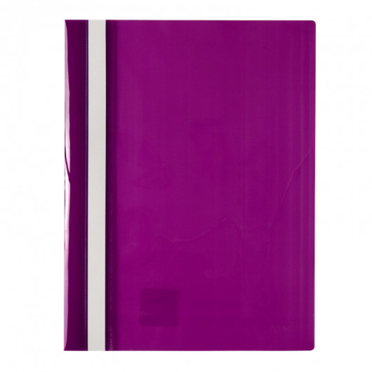 Скоросшиватель с прозрачным верхом А4, фиолет. Axent - фото 2