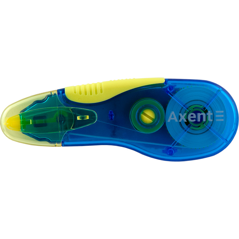 Корректор ленточный 5 мм*5м, сине-желтая Axent - фото 3