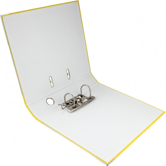 Регистратор 5см. А4 (PP), односторонний, желт. Axent Delta - фото 3