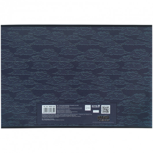 Тетрадь для рисования, 24 лист., скоба, гибр. лак + УФ лак, Naruto Shippuden (NR25-242) Kite - фото 10