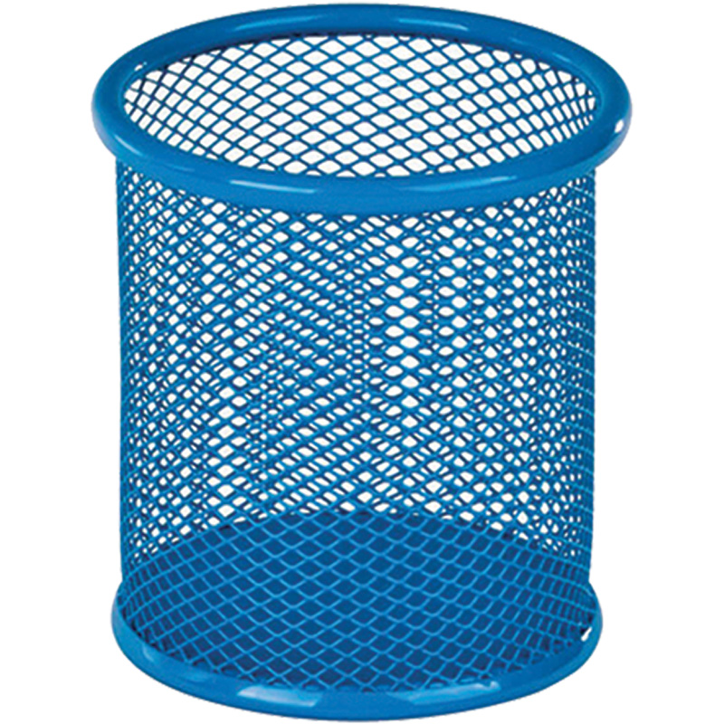 Подставка для ручек круглая 80х80х100 мм, K17-2110, металич., голубая Kite - фото 2