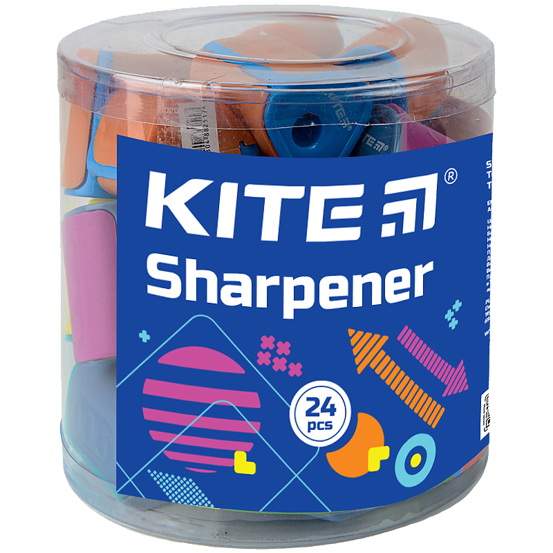 Точилка с контейнером Twist, ассорти Kite - фото 8