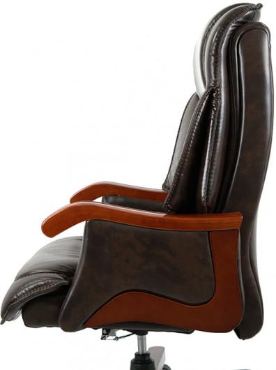 Кресло Галахад EX RL (Кожа LC-K) темно-коричневый АКЛАС - фото 23