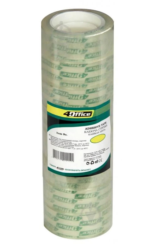 Скотч 12мм.*20м., прозр. 4Office - фото 3