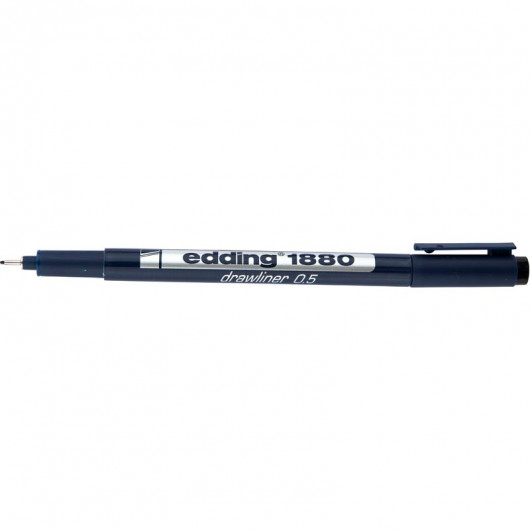 Линер для черчения e-1880 drawliner, 0.5 (0,5мм) Edding - фото 3