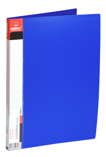 Папка на 40 файлов, толщина 650мкм., син. NORMA - фото 4