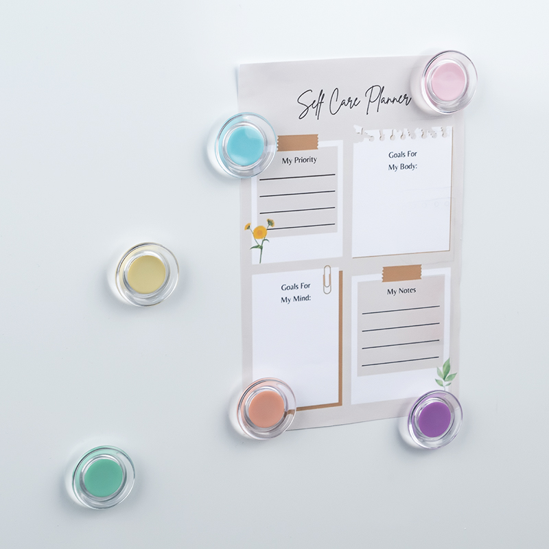 Магніти для магнітних дошок D=30mm 6шт/уп., Pastelini Axent - фото 5