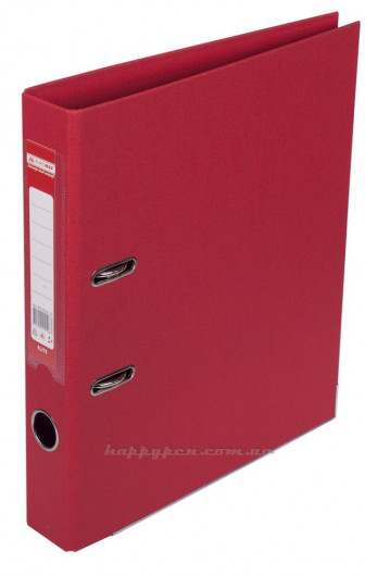 Регистратор 5см. А4 (PP двустороннее покрытие) ELITE, красн. BuroMax - фото 4