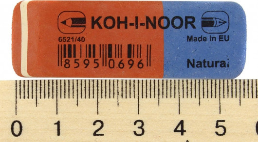 Резинка комбинированная Blue Star 6521/40, большая Koh-i-noor - фото 4