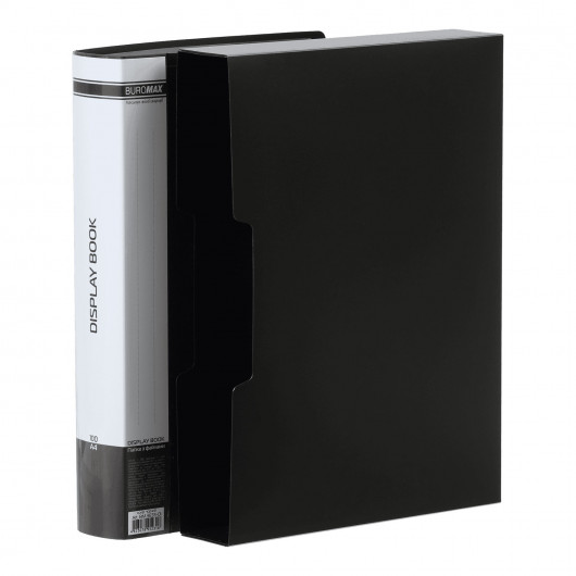 Папка на 100 файлов, в коробке, черн. BuroMax - фото 5