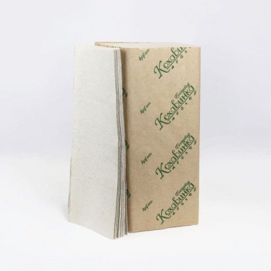 Полотенца листовые Z-складка 1-сл., макул., 200 лист.(22*23см.), серый Кохавинка - фото 3