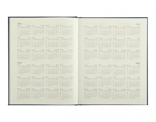 Щотижневик датований 2025 ORION, А4, 136 стор., штучна шкіра, св.-коричн. BuroMax — фото 11