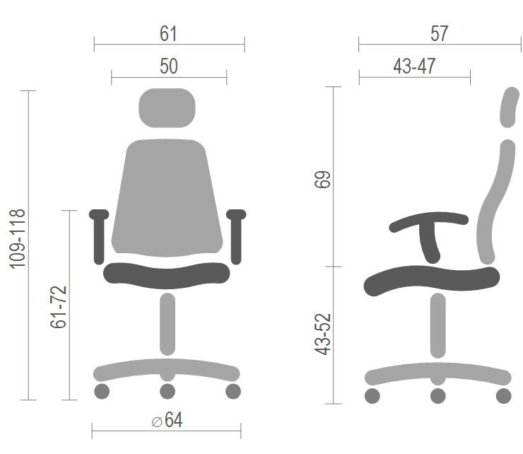 Крісло Турен CH FR, чорн. АКЛАС - фото 3