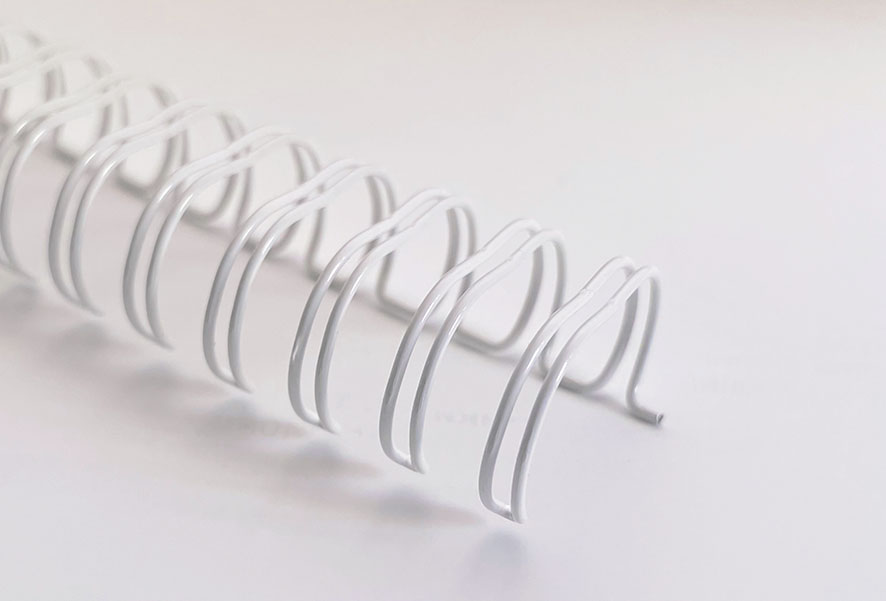 Пружины метал. 32 мм.; 2:1, 20шт./уп., бел. D&Art - фото 3