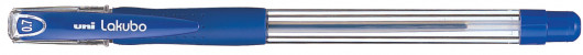 Ручка шариковая Lakubo micro, 0,7мм., корпус прозр., стержень син. Uni - фото 6