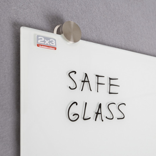 Доска стеклянная магнитная 60*80см., бел. 2x3 - фото 6