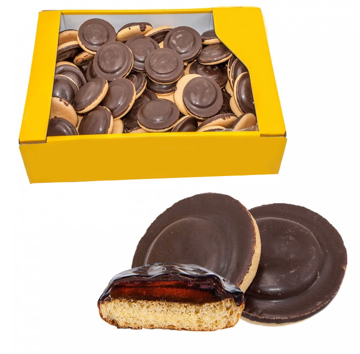 Печенье Галиция с апельсиновым вкусом в шоколадной глазуре, 1,5кг. Жако - фото 1