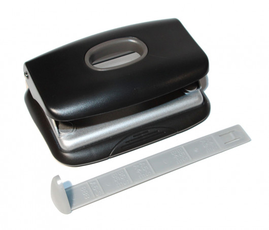 Дырокол на 2 отверстия, до 10 листов Fashion FC10, металлический, черн. Rapid - фото 6