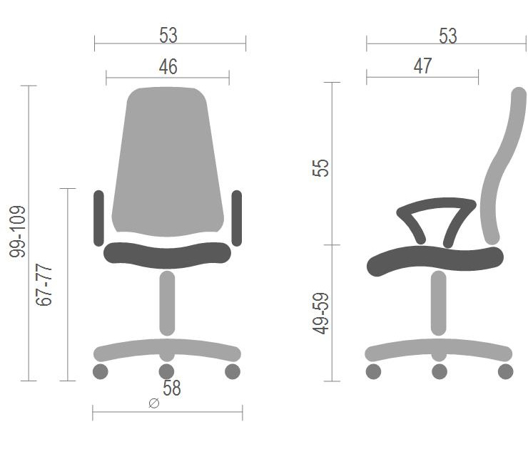 Кресло для персонала Ирвин CH TILT, салат. АКЛАС - фото 1