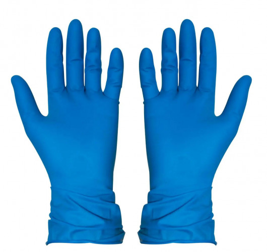 Перчатки латексные хозяйственные, L (большие) Кузя сервис - фото 2