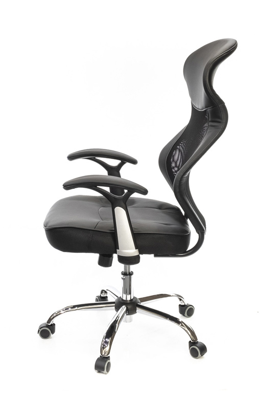 Кресло для персонала Терция CH TILT, черн. АКЛАС - фото 1