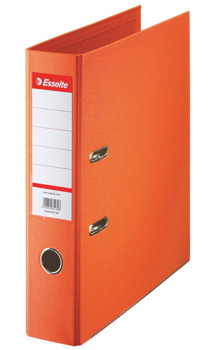 Регистратор 7,5см. А4 (PP) No.1 Power, оранж. Esselte - фото 3