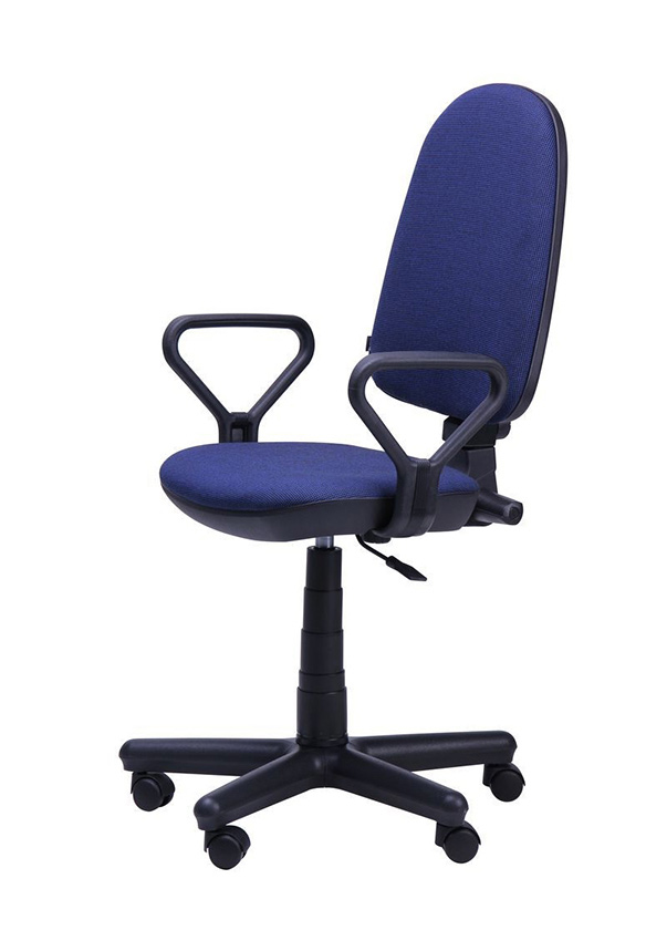 Кресло для персонала Комфорт Нью, син. Украина - фото 1