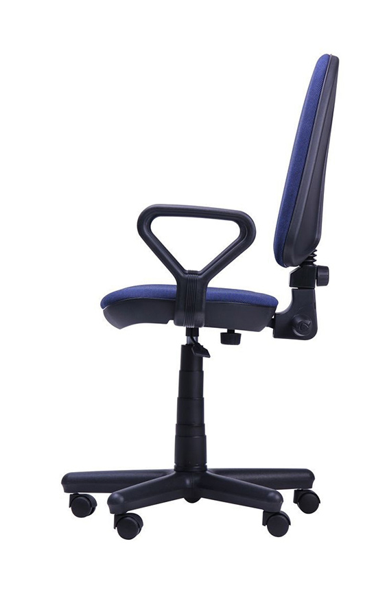 Кресло для персонала Комфорт Нью, син. Украина - фото 2